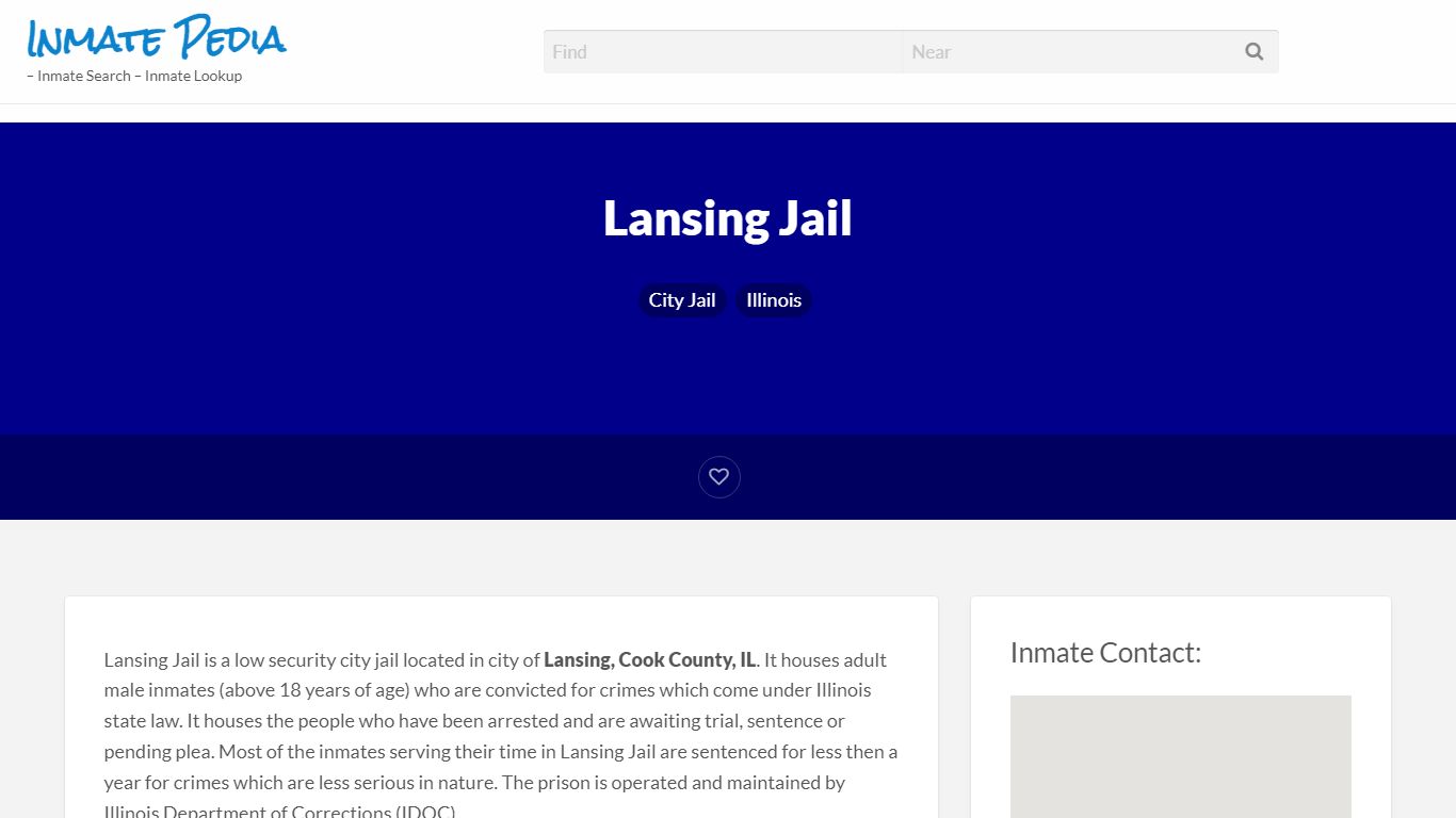 Lansing Jail – Inmate Pedia – Inmate Search – Inmate Lookup